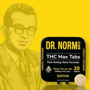Dr. Norm's Tablets - THC MAX/Sativa (1000mg 20 Tablets) *NEXT DAY DELIVERY ONLY*