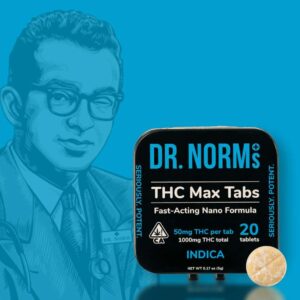 Dr. Norm's Tablets - THC MAX/Indica (1000mg 20 Tablets)