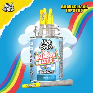High 90s Preroll - Rainbow Belts (2.5g/5-pack Hybrid) *NEXT DAY DELIVERY ONLY*