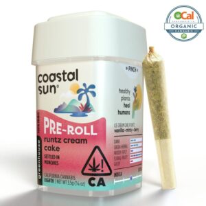 Coastal Sun Greenhouse Prerolls - Runtz Cream Cake (3.5g/10-pack Hybrid) *NEXT DAY DELIVERY ONLY*