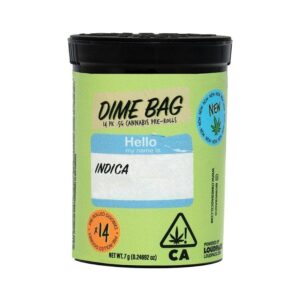 Dime Bag Preroll - High Octane (7g/14-pack Indica)