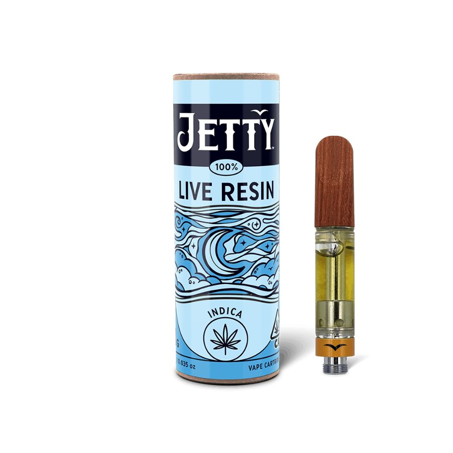 Jetty Live Resin Vape Cartridge - Double Trouble (1g Indica) *NEXTDAY DELIVERY ONLY*