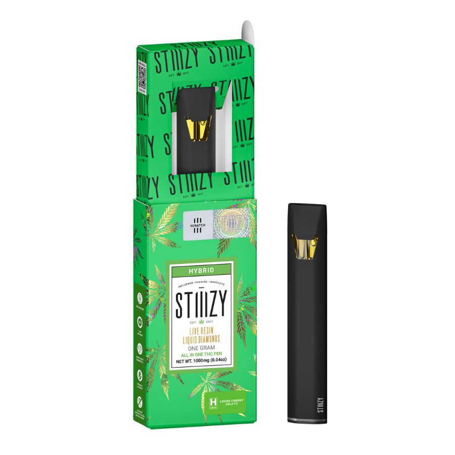 Stiiizy Live Resin Liquid Diamonds All-In-One Pen - Lemon Cherry Gelato (1g Hybrid) *NEXT DAY DELIVERY ONLY*