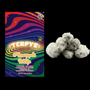 Terpys Creme De Canna Diamond Infused Flowers - Pineapple Whip (3.5g Hybrid) *NEXT DAY DELIVERY ONLY*