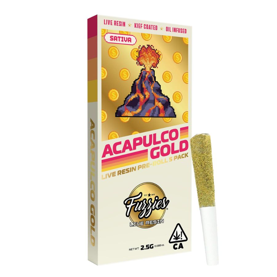 Sublime Live Resin Fuzzies - Acapulco Gold (2.5g/5-pack Sativa) *NEXTDAY DELIVERY ONLY*