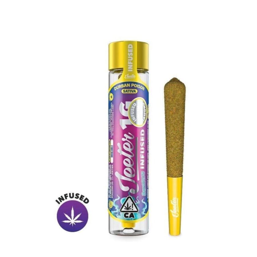 Jeeter Infused Preroll - Durban Poison (1g Sativa)