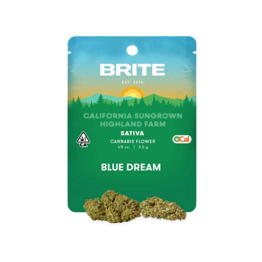 Brite Labs Flowers - Blue Dream (3.5g Sativa)