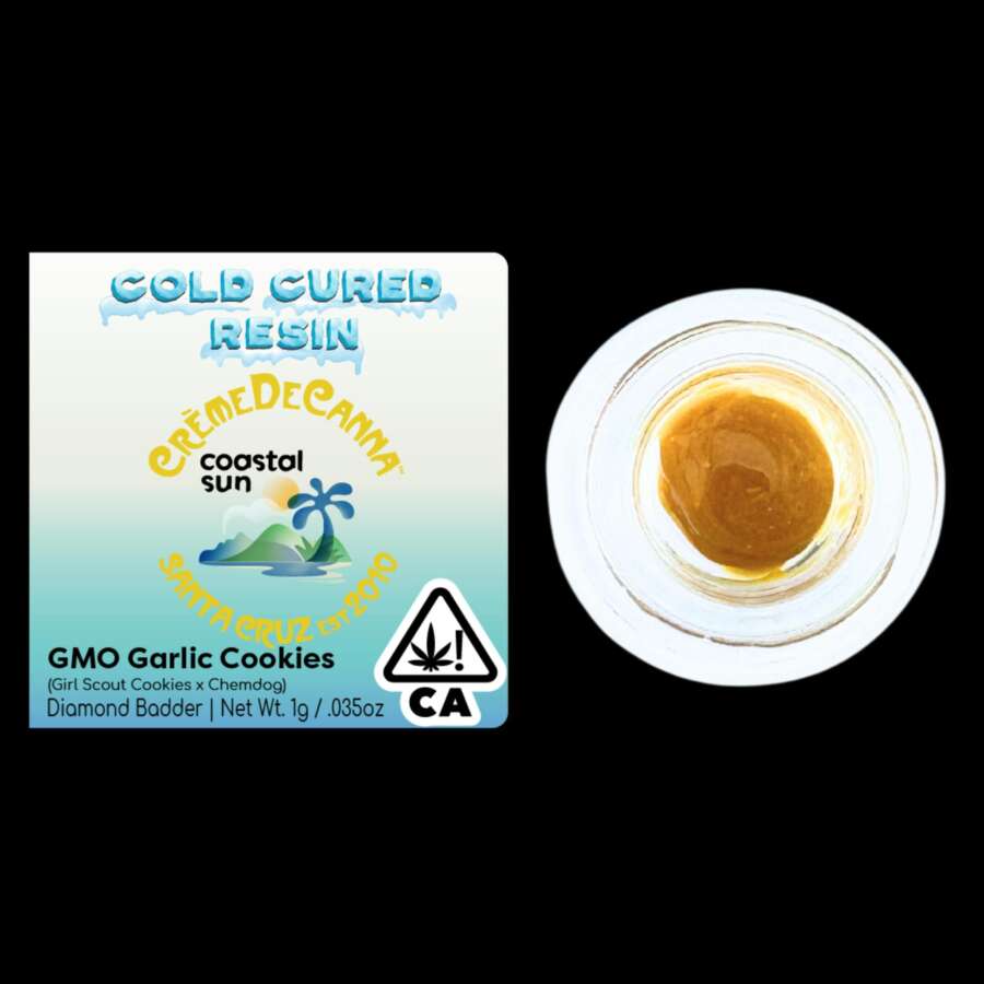 Creme De Canna Coastal Sun Diamond Badder - GMO Garlic Cookies (1g Hybrid)