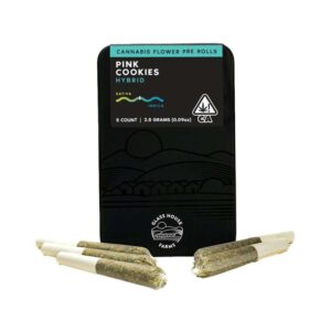 Glass House Prerolls - Pink Cookies (3.5g/5-pack Hybrid)
