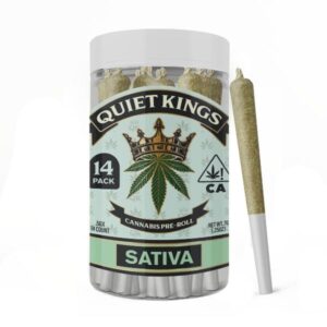 Quiet Kings Preroll - Sour Apple Fritter (7g/14-pack Sativa)