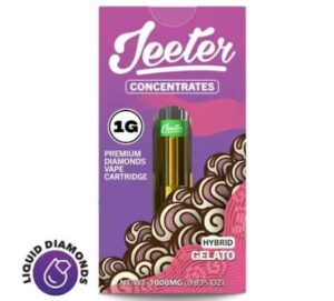 Jeeter Liquid Diamonds Vape Cartridge - Gelato (1g Hybrid) *NEXT DAY DELIVERY ONLY*
